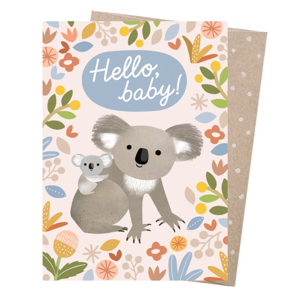 Sarah Allen - Greeting Card - Bouncing Baby Koala