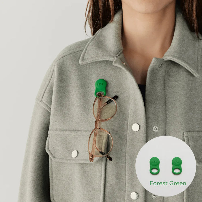 Klipsta - SPEX - Glasses Clips - Set of 2 - Forest Green
