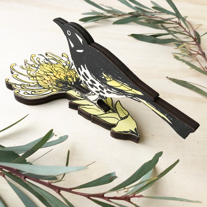 Bridget Farmer - Standing Bird - Holland Honeyeater