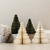 Nordic Rooms - Standing Tree - Off White with Silver Glitter Edge