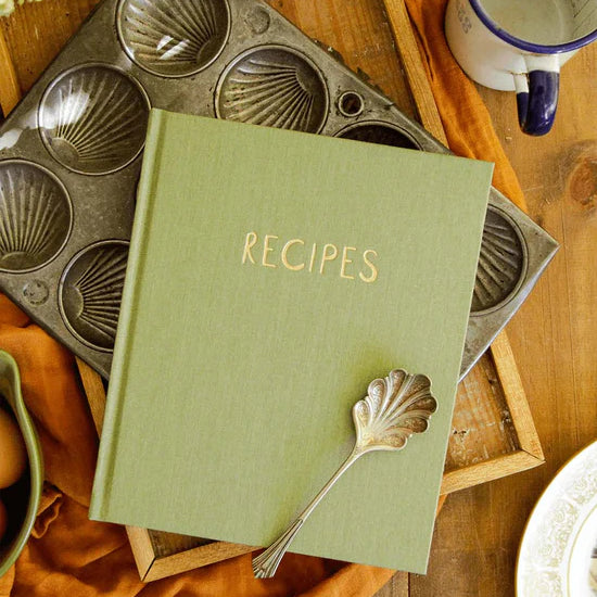 Write To Me - Recipes Passed Down Journal - Olive