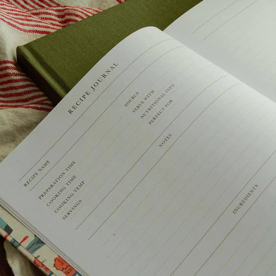 Write To Me - Recipes Passed Down Journal - Olive