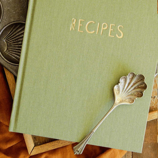 Write To Me - Recipes Passed Down Journal - Olive