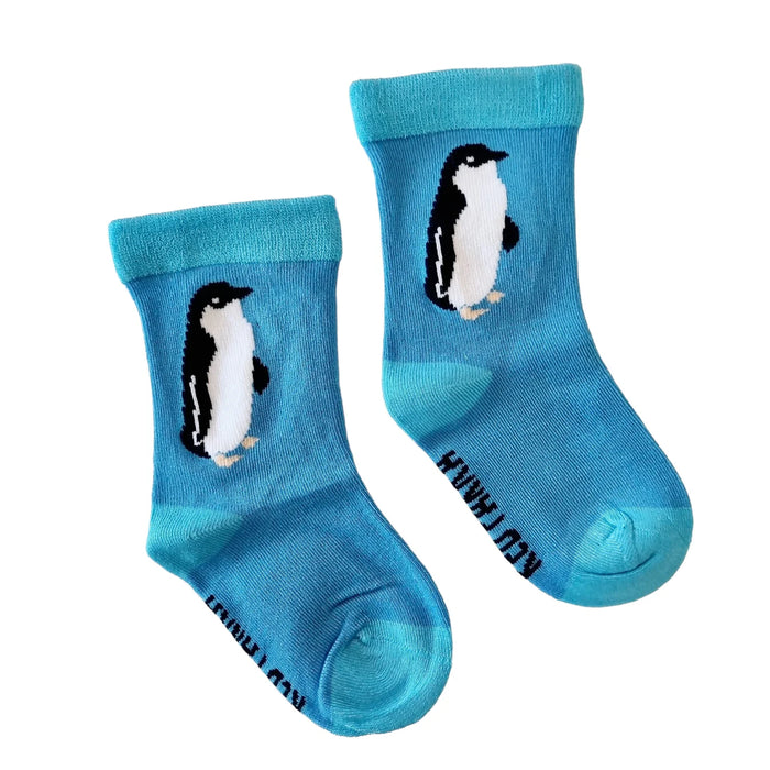 Red Parka - Baby Socks - Penguin
