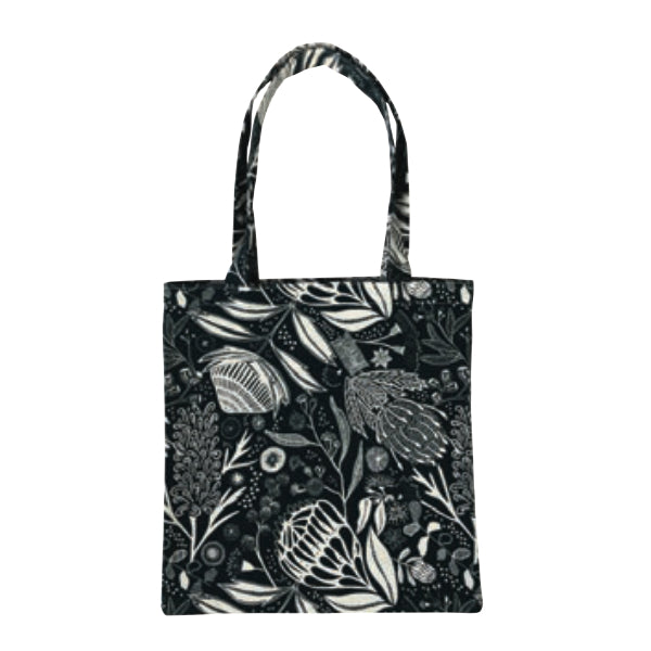 Print Ink Studio - Cotton Tote Bag - Natives - Deep Sea