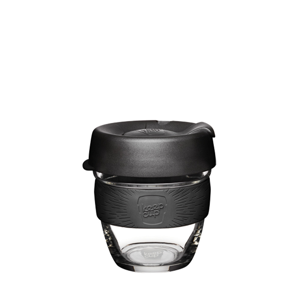 KeepCup Brew - Glass Coffee Cup - Black