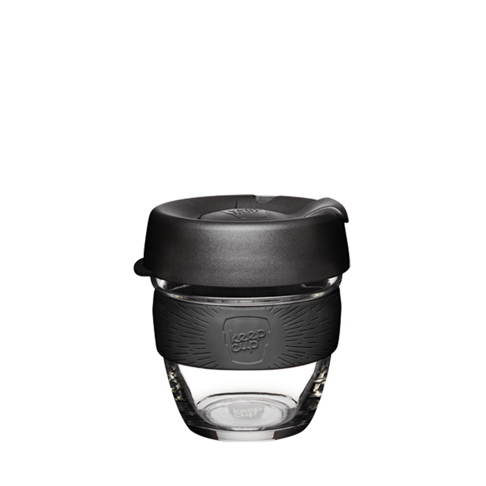 KeepCup Brew - Glass Coffee Cup - Black