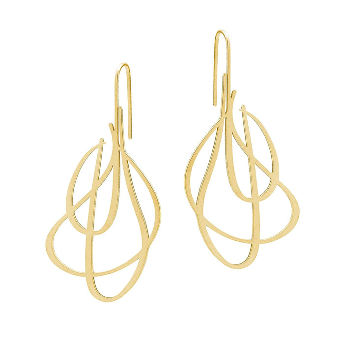 inSync Design - Revel Earrings - Gold Plated