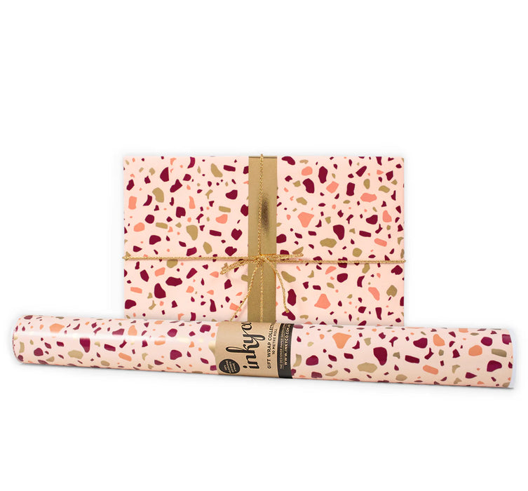 Inky Co - Gloss Roll Wrap - Terrazzo Rosa Gloss