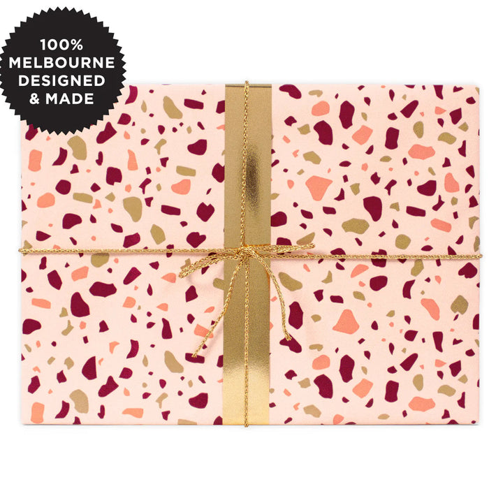 Inky Co - Gloss Roll Wrap - Terrazzo Rosa Gloss