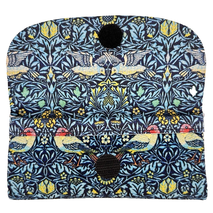 Colorathur - Velour Glasses Case - Envelope Style - Morris- Birds