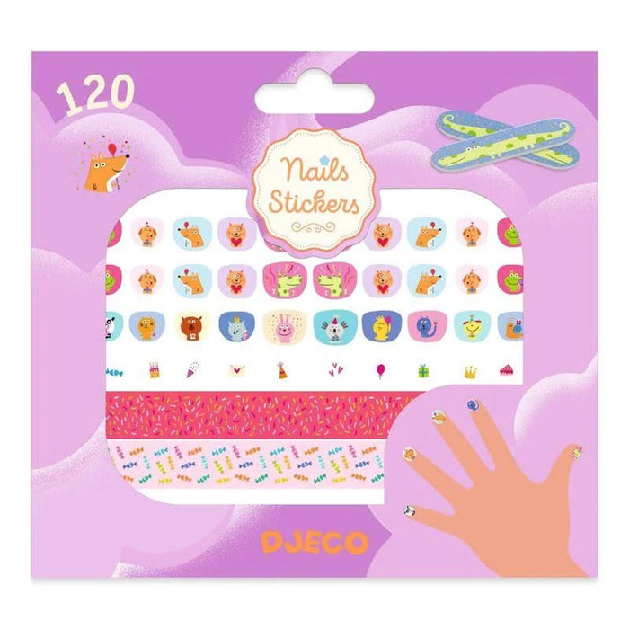 Djeco - Nail Stickers - Happy Birthday