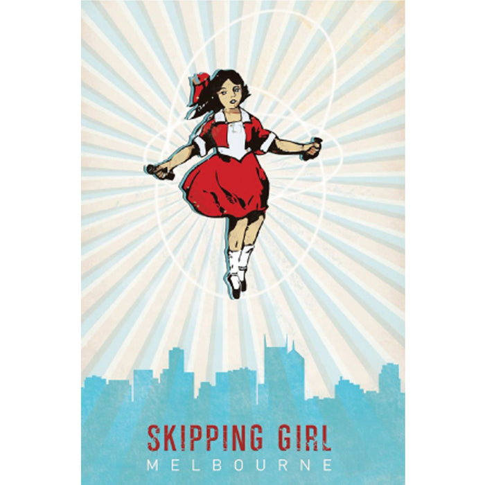 KE Design - Recycled Microfibre Tea Towel - Skipping Girl