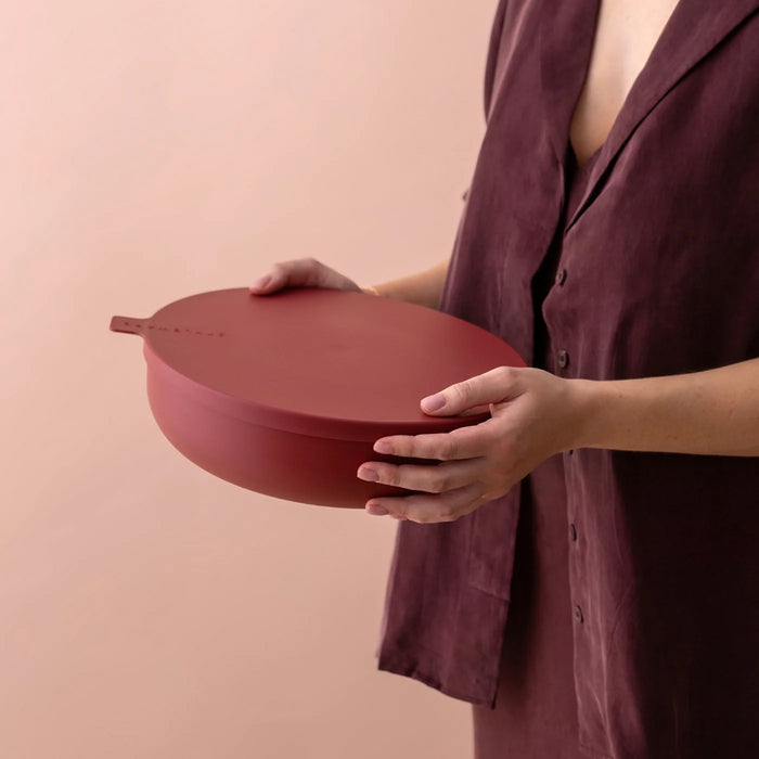 Styleware - 4 Piece Nesting Bowl Collection - Merlot
