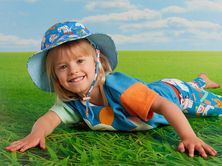 Halcyon Nights - Baby Sun Hat - Puppy Park