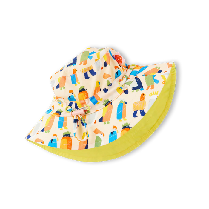 Halcyon Nights - Baby Sun Hat - Flamin' Galahs