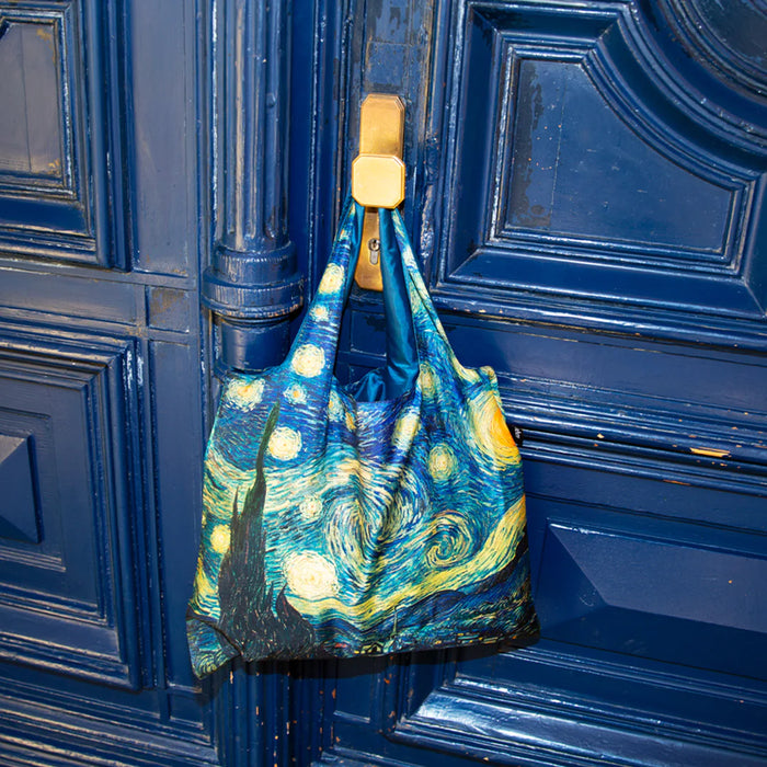 LOQI - Recycled Shopping Bag - Vincent van Gogh - Starry Night