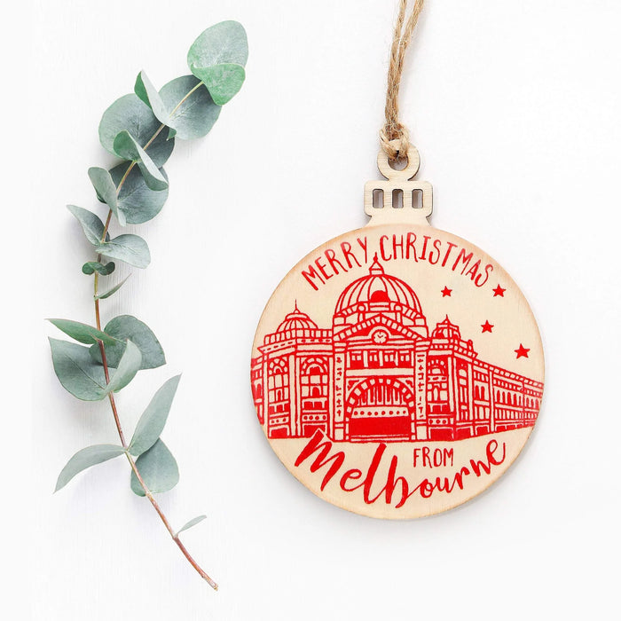 Vicinity Store - Christmas Ornament - Flinders Street Station