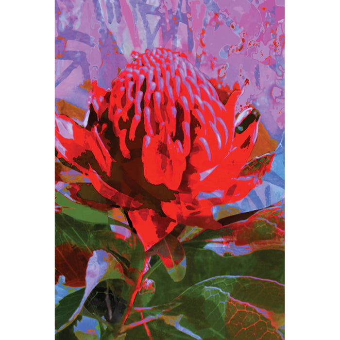 KE Design - Recycled Microfibre Tea Towel - Waratah