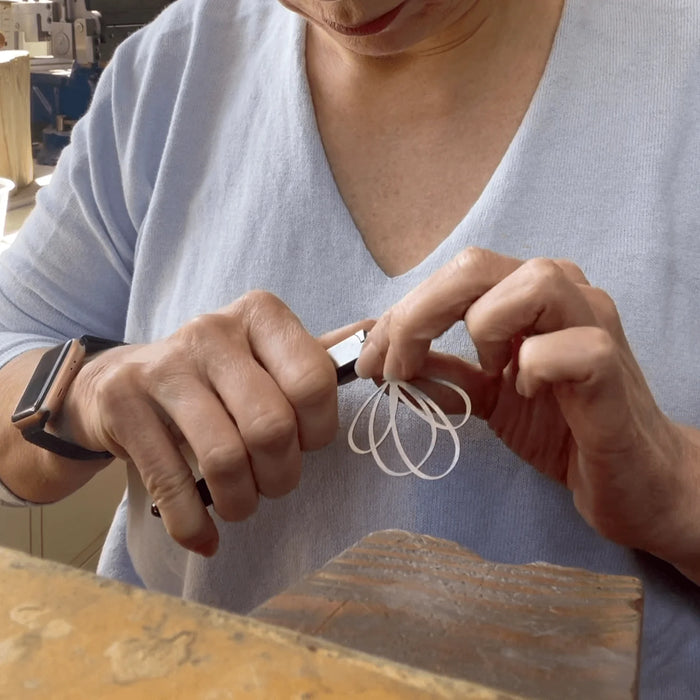 inSync Design - Olio Earrings - Gold & Stainless Steel
