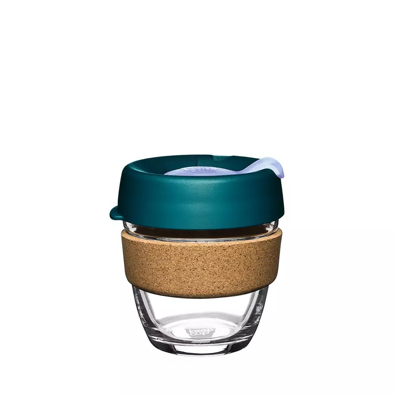 KeepCup Brew - Glass & Cork Coffee Cup - Eventide