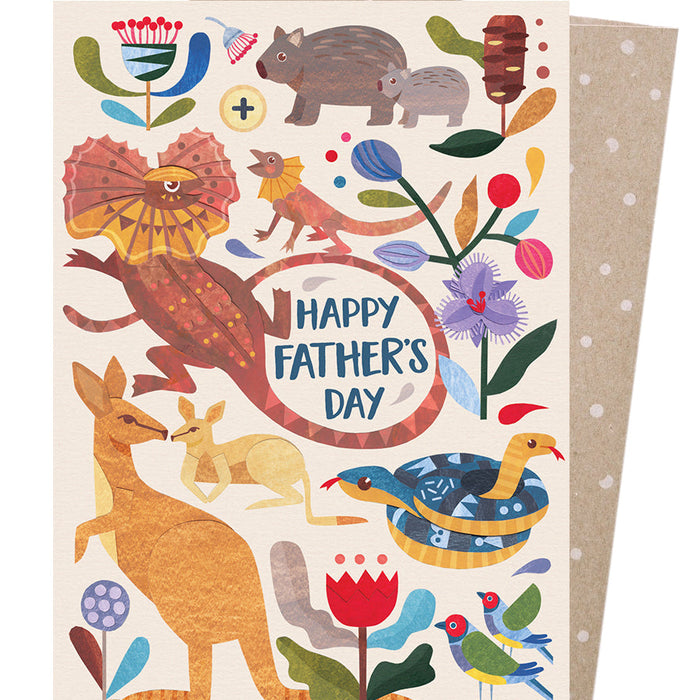 Andrea Smith - Fathers Day Card - Menagerie