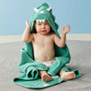 Nordic Kids - Hooded Towel - Theo the Dinosaur - Leafy Green