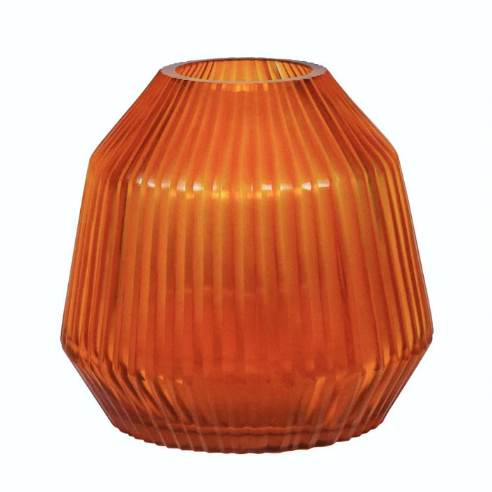 Brian Tunks - Cut Glass Conical Vase - Mini