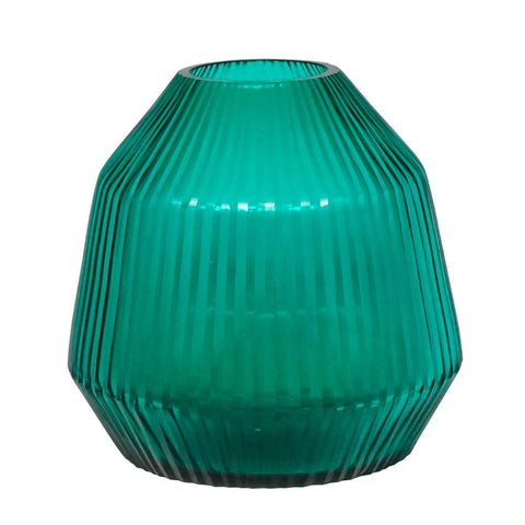 Brian Tunks - Cut Glass Conical Vase - Mini