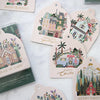 Bespoke Letterpress - Christmas Gift Tags - Pack of 12 - Christmas Houses
