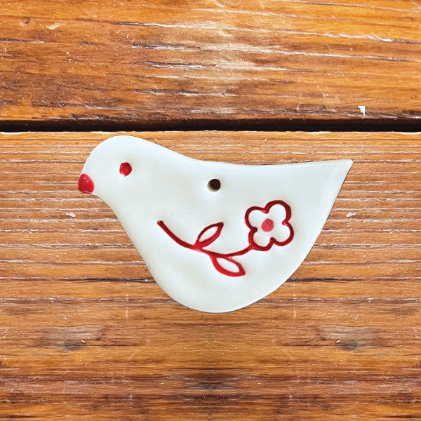 Paper Boat Press - Ceramic Mini Bird Ornament