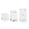 Candle Co - Clear Cube Dinner Candle Holder