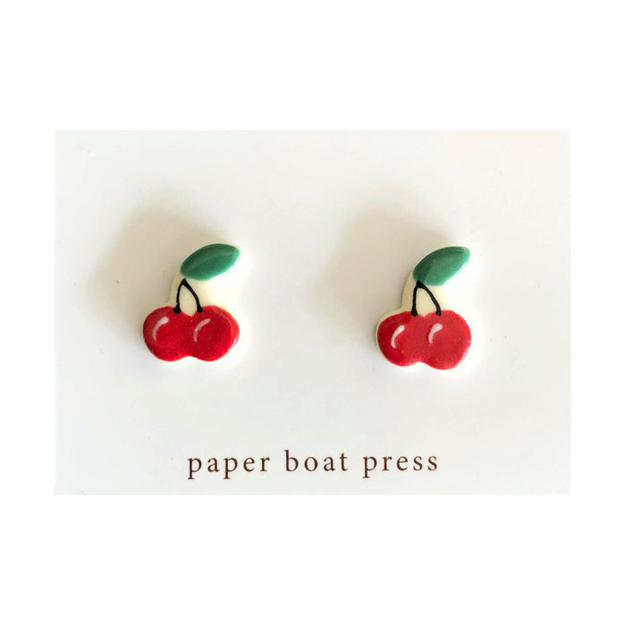 Paper Boat Press - Ceramic Fruit Studs