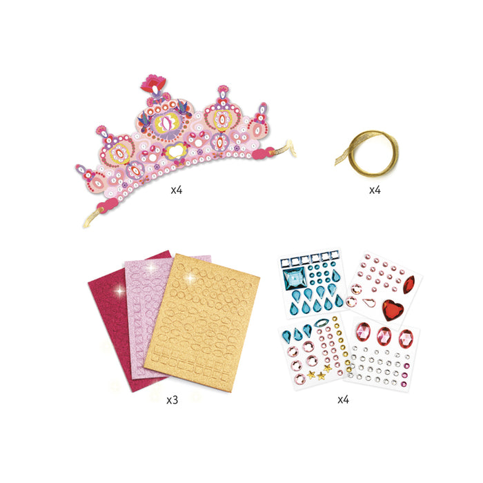 Djeco - Do It Yourself Craft Kit - Like a Princess - Tiaras