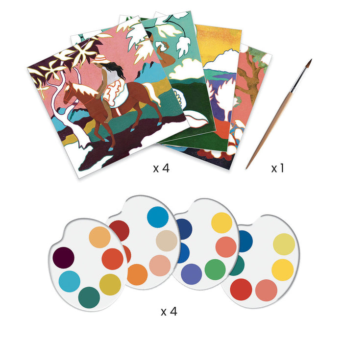 Djeco - Inspired By Polynesia - Painting Kit