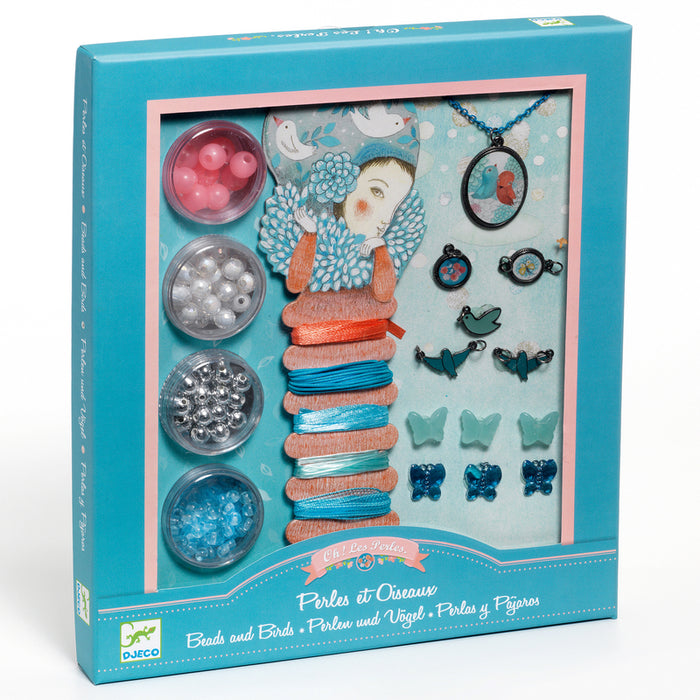 Djeco - Pearls & Birds Beading Kit