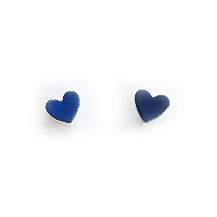 Paper Boat Press - Ceramic Heart Studs