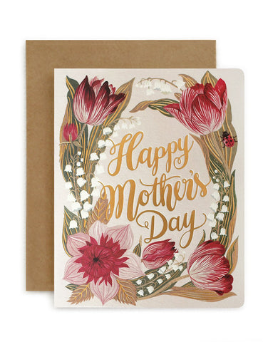Bespoke Letterpress - Mothers Day Card - Happy Mothers Day