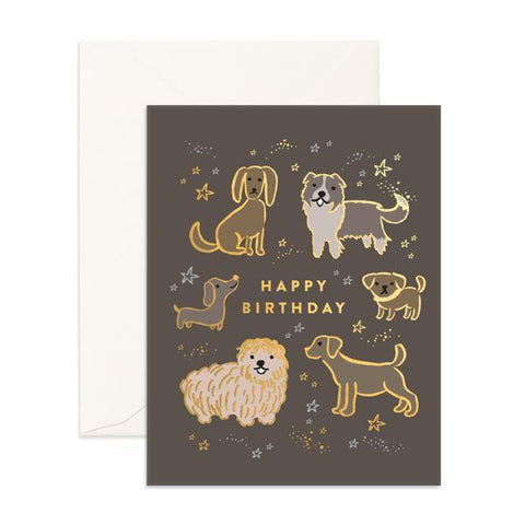 Fox & Fallow - Birthday Card - Happy Birthday Dogs