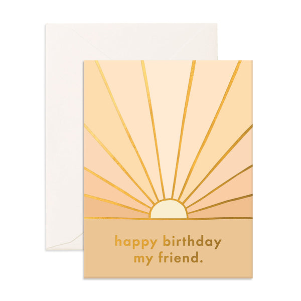 Fox & Fallow - Birthday Card - Happy Birthday My Friend