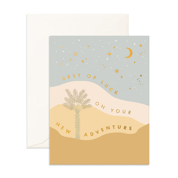 Fox & Fallow - Farewell Card - Best of Luck on Your New Adventure