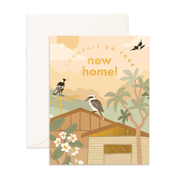 Fox & Fallow - Congrats On Your New Home Card - Birds