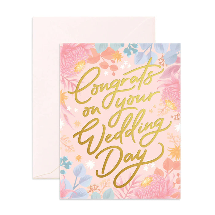 Fox & Fallow - Congratulations Card - Congrats On Your Wedding Day