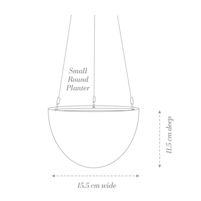 Angus & Celeste - Hanging Garden - Plain White