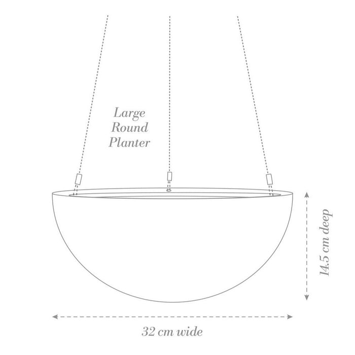 Angus & Celeste - Hanging Garden - Plain White