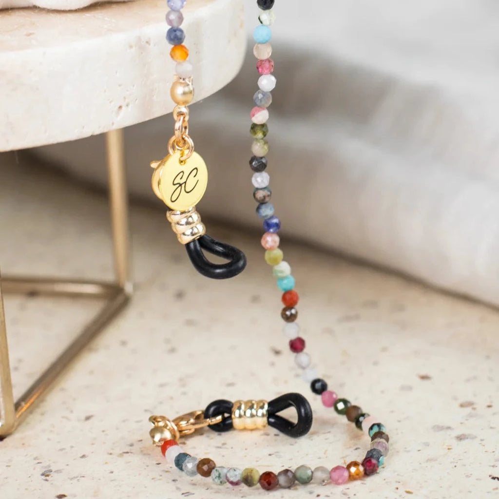 Beaded cheap glasses chain