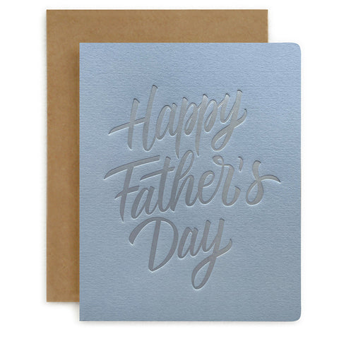 Bespoke Letterpress - Greeting Card - Happy Fathers' Day