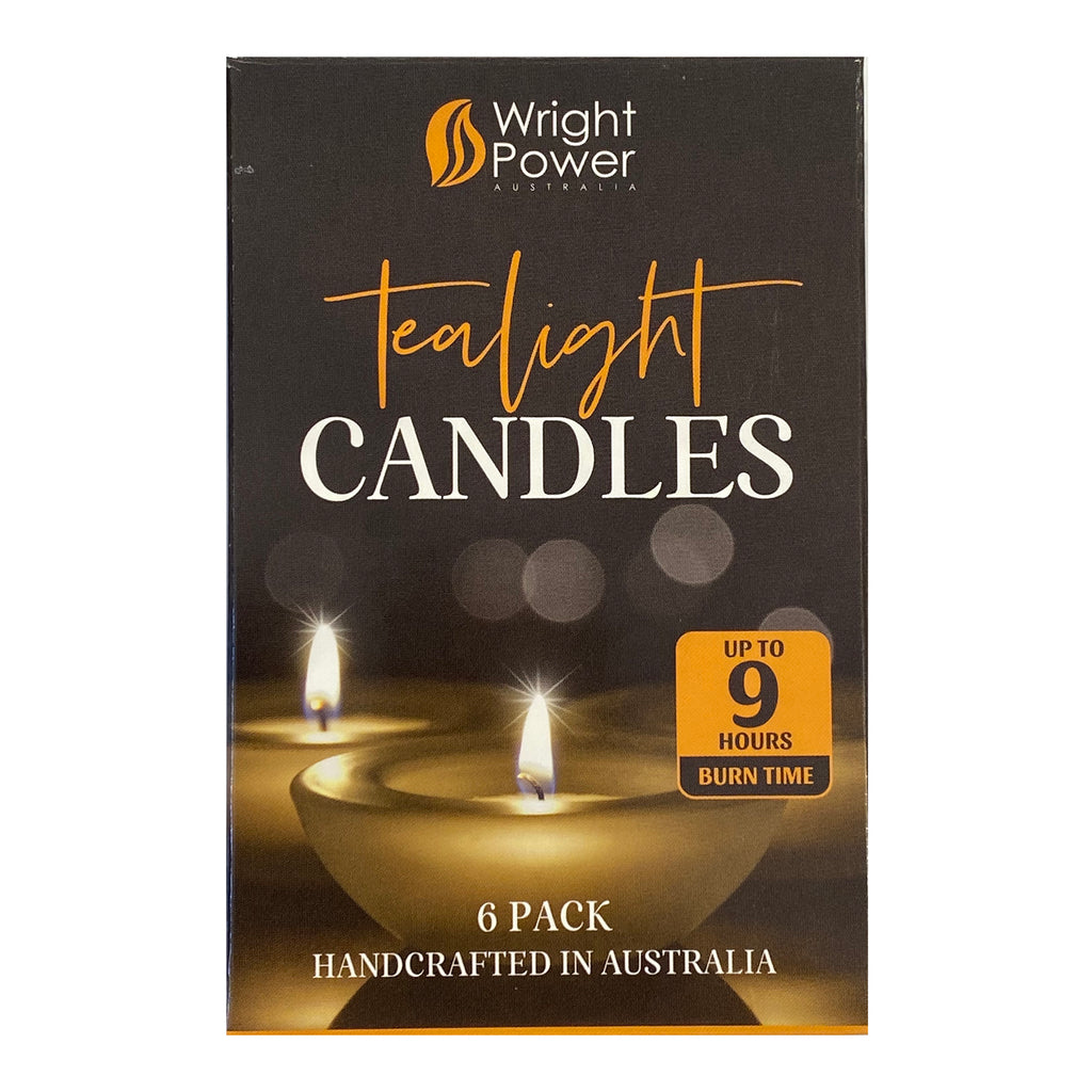 Wright Power - Tealight Candles - Pack of 6