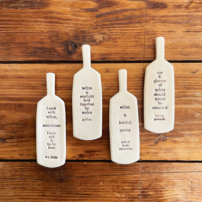 Paper Boat Press - Ceramic Bottle Magnet