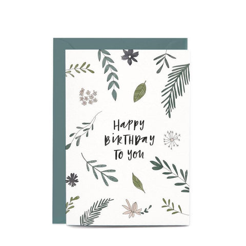 In The Daylight - Greeting Card - Happy Birthday Botanic